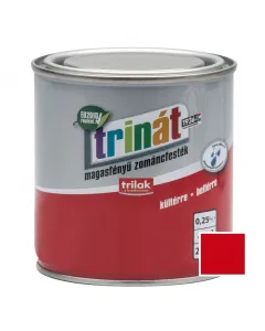 TrinÁt - zománcfesték - piros (magasfényű) 0,25l
