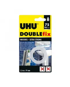 Uhu double fix - kétoldalas ragasztószalag (19mmx1,5m)