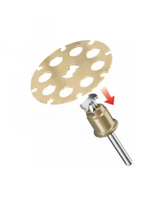 Fához és laminált lemezhez max. fordulatszám: 35000/perc munkamélység: 14 mm munkaátmérő: 38 mm