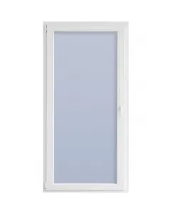 6 légkamrás, 70 mm-es pvc-profil 4-16-4 low-e +argon, ug=1,1 w/m2k üvegezés körbefutó, szürke gumitömítés  bukó-nyíló vasalat