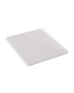 Vastagsága: 10 mm uv-védelem: 1 oldalon koextrudált fényáteresztés: 79% rádiuszérték: 2000 mm 10 év korlátozott garancia 