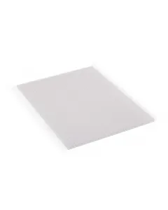 Vastagsága: 4 mm uv-védelem: 1 oldalon koextrudált fényáteresztés: 82% rádiuszérték: 700 mm 10 év korlátozott garancia 