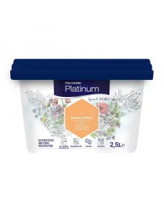 A poli-farbe platinum beltéri falfesték matt felületet biztosít a szobákbankiemelkedő fedőképességű, így kevesebb réteg is elege