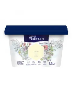 Fehér falfelületekhez a poli-farbe platinum beltéri falfesték matt mintázatot adkiemelkedő fedőképessége révén kevés réteg is e