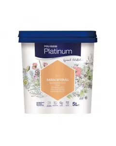 A poli-farbe platinum beltéri falfesték matt felületi hatást biztosítcsepegésmentes alkalmazás és szagsemleges összetétel jellemzi
