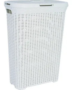 Méret: 40 l rattanhatású krémszínű