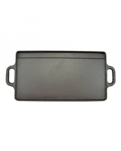 Kül- és beltéri használatra anyaga: öntöttvas 2 különböző sütőfelülettel csíkos sütőfelület: 41 x 19 cm sima sütőfelüle