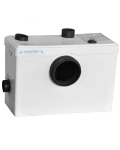 Sanipump basic wc+2 kompakt darálós wc egyszerű telepítés bontás nélkül Öblítőtartály méretű kialakítás rákötések wc-hez,