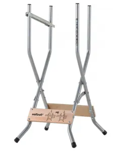 Összecsukható teherbírás: max. 100 kg csövek átmérője: 26 mm Összecsukott méret: 54 x 10 x 23 cm csúszásbiztos lábak