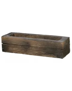 Kül- és beltéri használatra méretei: 54 x 13 x 16 cm betonból készült fahatású megjelenés fagyálló