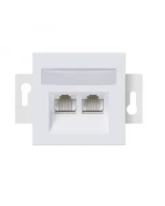 Rj45-ös csatlakozóhoz műanyag fehér színű