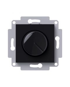 ELEKTROMATERIAL ART100/200 - egypólusú fényerőszabályzó (400W, fekete)
