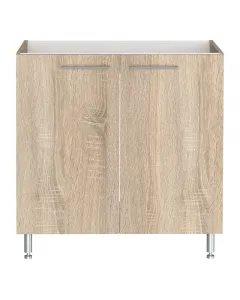 2 ajtós mérete: 84 x 80 x 50 cm praktikus tárolás világos sonoma tölgy színű lapraszerelt