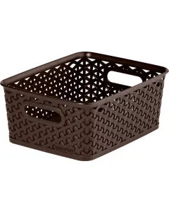Rattanhatású műanyag 2 fogantyúval