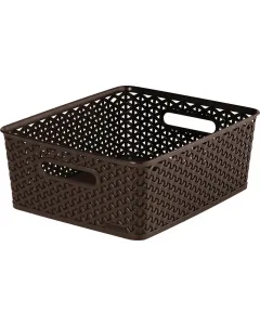 Rattanhatású műanyag 2 fogantyúval