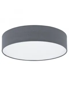 A szürke szövetbúrás eglo modell mennyezeti lámpa stílusos hangulatot teremt otthonábane27-es foglalat 1 x max. 40 w teljesítménnye