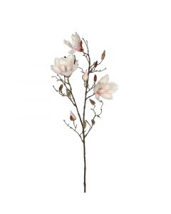 MICA DECORATIONS - selyemvirág (magnólia, világos rózsaszín, 88cm)