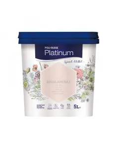 A poli-farbe platinum beltéri falfesték árvalányhaj színben modern, matt hatást kínálerős fedőképesség segíti a gyors és egyen
