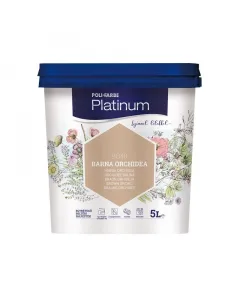 A poli-farbe platinum beltéri falfesték barna orchidea árnyalatban modern otthonokhoz ajánlottmatt felület elegáns megjelenést ad a h