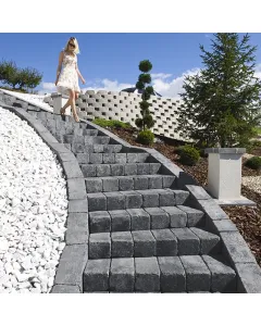 Antikolt felület szabálytalan, töredezett élek mérete: 40 x 20 x 15 cm anyagszükséglet állítva: 12,5 db/m2 anyagszükséglet fekte