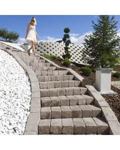 Antikolt felület szabálytalan, töredezett élek mérete: 40 x 20 x 15 cm anyagszükséglet állítva: 12,5 db/m2 anyagszükséglet fekte