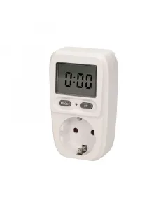Köztes csatlakozóaljzat formában mérési tartomány: 0,1-3680 w/200-276 v ac lcd kijelző kijelzett mértékegységek: w és kwh ip20-a