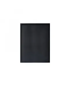 Mindkét oldalán írható lakkozott, fekete kerettel  mérete: 60 x 80 cm krétamarkerrel  rögzítőkészlettel