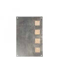 Krétatábla parafatábla-részekkel Írható és tűzhető szürke színű mérete: 58 x 38 cm