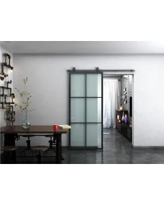 Mérete: 220 x 95 cm keretvastagság: 32 mm osztott, savmart üveg helytakarékos könnyen beszerelhető vasalattal