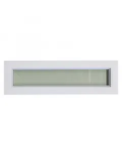 Fehér színű pvc-profil 6 légkamrás, 80 mm vastag profil argongázzal töltött low-e üvegezés crepi üvegezéssel erős acélmerevít
