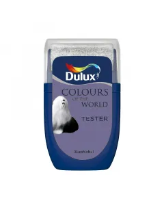 Dulux márkájú beltéri falfesték egyszerű próbafestéshez ideáliskompakt 30 ml-es teszter kis kiszerelésű kialakítássalfelvitele 