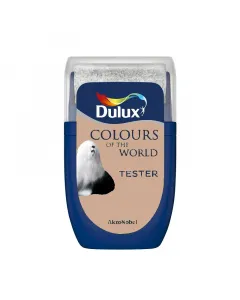 Dulux márkájú beltéri falfesték kis kiszerelésben az előzetes színpróbáhozkompakt teszter forma miatt gazdaságos mennyiségű any