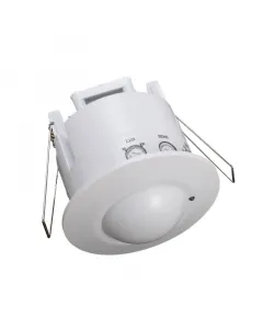 Beltéri használatra teljesítmény: 500/1200 w max. hatótávolság: 9 m Érzékelési szög: 160° színe: fehér beépíthető kivitel