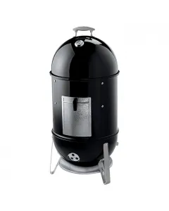 Faszenes grill, víztálcával, beépített hőmérő grillező felület: 47 cm 2 db krómozott grillrács szabályozható szellőztető por