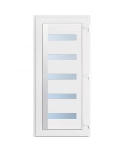 CANDO TEXAS PREMIUM - műanyag bejárati ajtó (98x208, jobbos, fehér)