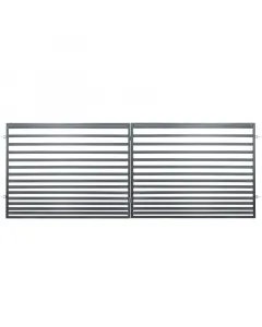 Polbram kétszárnyú kapu selena, anthrazit (400x150cm) galvanizált színe: antracit (ral7016) korrózió elleni védelemmel festést nem