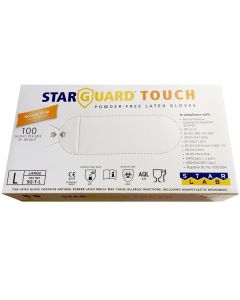 STARGUARD TOUCH - latex kesztyű (L, 100db)
