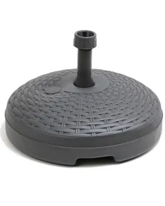 Kültéri használatra tervezett adriatic napernyőtalp modern, rattanhatású kialakítássalstabil támaszt biztosít 19-33 mm átmérőj�