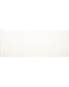 Fehér, fényes zalakerámia falicsempe letisztult stílusával modern enteriőrökben mutat jól20x60 cm-es méret lehetővé teszi kisebb 