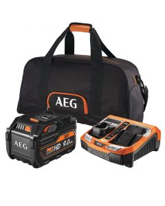 AEG SETL1890RHDBLK - akkumulátor és töltő (18V, 1x9,0Ah)
