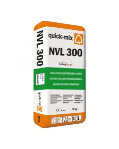 QUICK-MIX NVL 300 - naturkő ágyazó habarcs (szürke, 30kg)