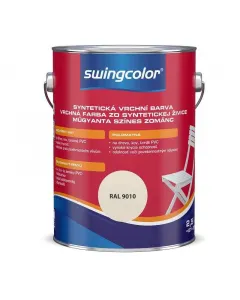 A swingcolor zománcfesték selyemfényű kivitelben tartós bevonatot nyújt különféle felületekenalkalmas fa, fém, illetve kemény pv