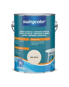 A swingcolor zománcfesték tartós fehér bevonatot ad és ellenáll az időjárásnaka felület sárgulás- és uv-álló, ideális radiá