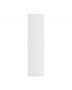 ALACARTE - konyhabútor magasszekrény hűtőhöz (magasfényű fehér)