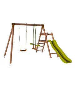 3-12 éves gyermekek számára (max. 50 kg) max. 4 gyermek számára előfúrt gerendák autokláv eljárással készült faelemek stabil r�