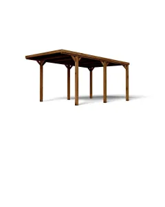 A forest style kocsibe&aacute;ll&oacute; pc-tetővel massz&iacute;v, tart&oacute;s v&eacute;delmet ny&uacute;jt aut&oacute;nakfenyőfa szerkezete hossz&uacute; &eacute;lettartamot biztos&iacute;t k&uuml;l