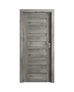 Beltéri ajtólap 75 x 210 cm-es falnyíláshoz anyaga: mdf portaperfect 3d fólia szibériai tölgy színben jobbos kivitel