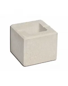 Betonérdes, finoman melírozott felület anyagszükséglet: 32,05 db/m2  krémfehér színben