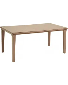 Allibert futura - kerti asztal (165x95x75cm, cappuccino)