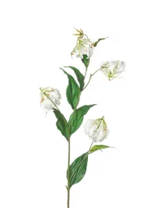 Artfleur - selyemvirág (koronásliliom, fehér, 90cm)